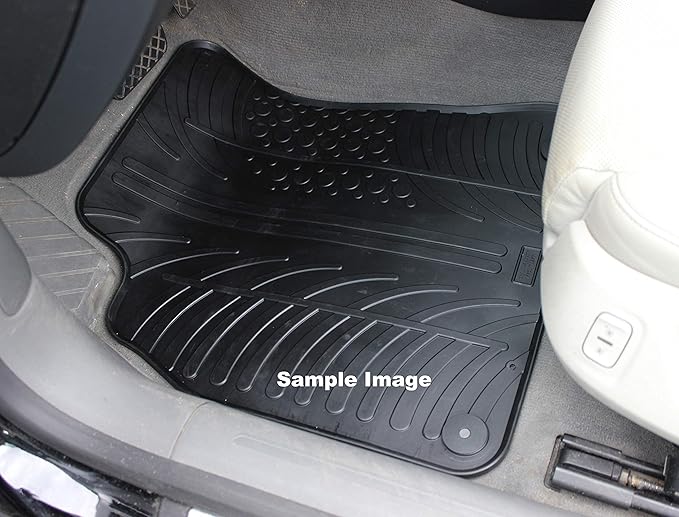 GledringUSA Custom Fit All-Weather Rubber Floor Mats Compatible for Volkswagen Tiguan (5N) 2009-2016 & Tiguan Limited 2017-2018