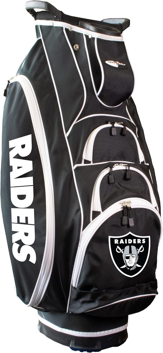 Team Golf NFL Lightweight, 10-Way Club Divider, Spring Action Stand, Insulated Cooler Pocket, Velcro Glove and Umbrella Holder & Lift Assist Handles