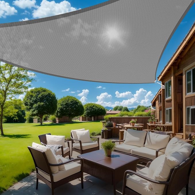 HappyTrends Sun Shades Outdoor Patio, Shade Sail UV Protection Beach Canopy | by HappyTrends