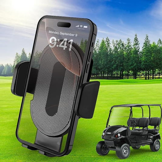 Golf Cart Phone Holder Magnetic for EZGO Club Car Yamaha, Magnetic Phone Holder for Golf Cart, Fits for iPhone Samsung Galaxy Google Pixel, Golf Cart Accessories Essentials, Golf Gifts for Men Women