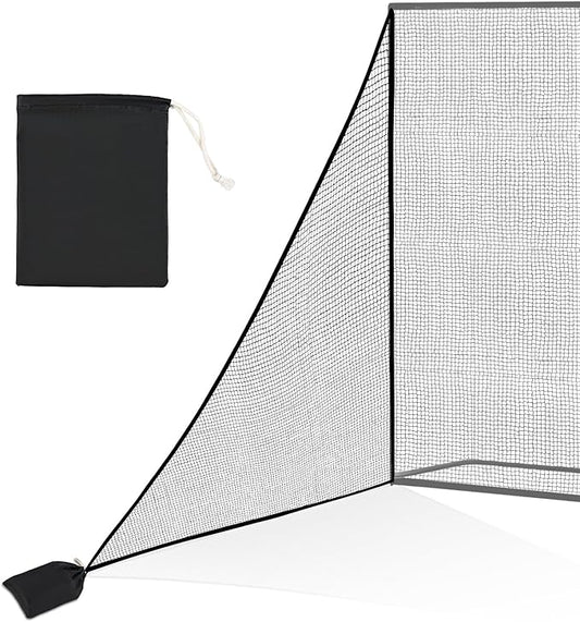 Golf Hitting Nets Shank Net Attachment, 7 * 10/7 * 7FT Heavy Duty Side Net Barrier Net for Golf, Baseball, Hockey with Sandbag