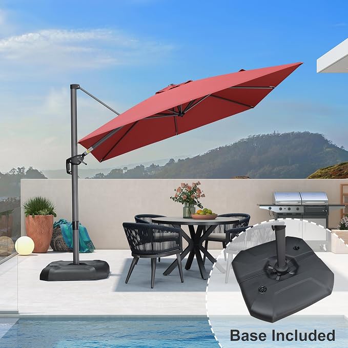 PURPLE LEAF Outdoor Umbrella - Image 2