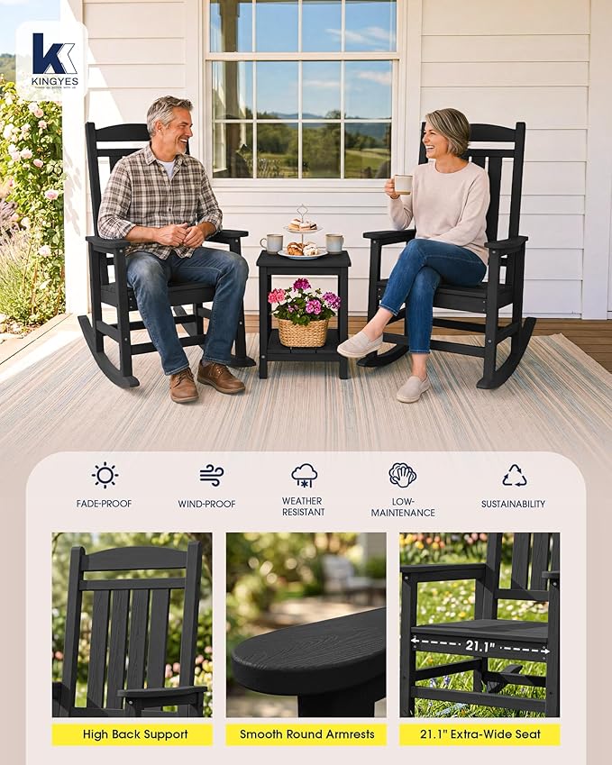 Oversized Outdoor Rocking Chair - Image 6