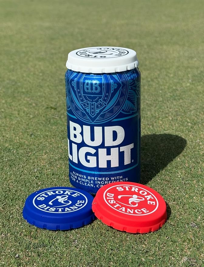 Can Cap Tee 3 Pack: Ultimate Beverage Protection & Golf Tee in One - Black