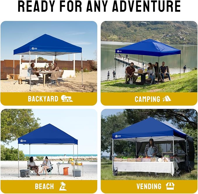 CROWN SHADES 8x8 Pop Up Canopy Tent - Image 4
