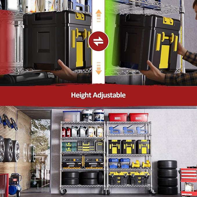 IZEUK 5-Tier Storage Shelving Unit - Image 4