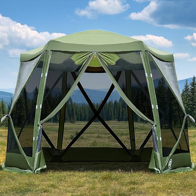 EVER ADVANCED Pop up Screen House Tent by EVERADVANCED