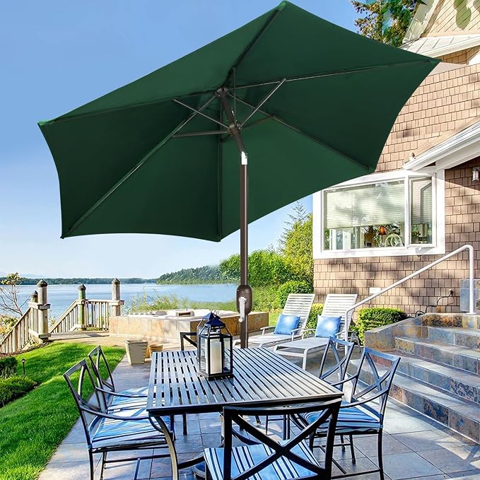 7.5 ft Patio Umbrella, Yard Umbrella, Outdoor Market Umbrella - Image 6