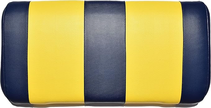 Seat Cover Replacement for Yamaha Drive or G-29 Golf Cart - Front Bench Seat - Premium Marine Vinyl - 5 Panel Stitching - Staple On Installation - Two-Tone Golf Cart Seat Covers (Blue & Yellow)