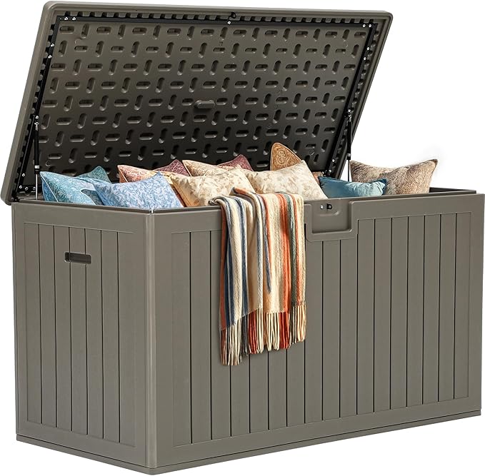 YITAHOME 220 Gallon Double-Wall Deck Box - Image 9