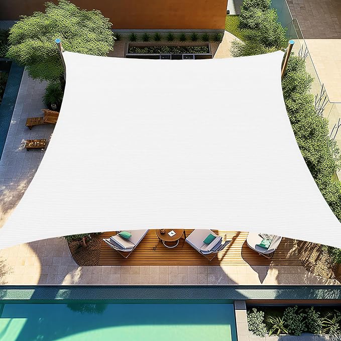 Shade&Beyond Custom Sun Shade Sail 9'x10'RectangleSun Sail Shades Patio UV by ShadeBeyond