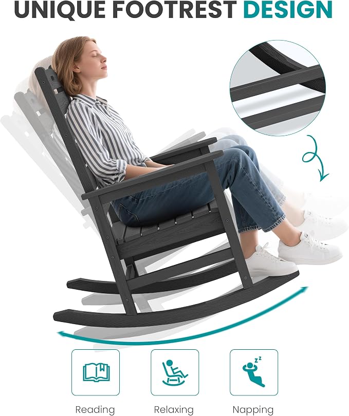 SERWALL 2-Pc Rocking Chair Set - Image 8