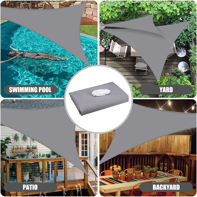 Neween Triangle Sun Shade Sail - Image 7