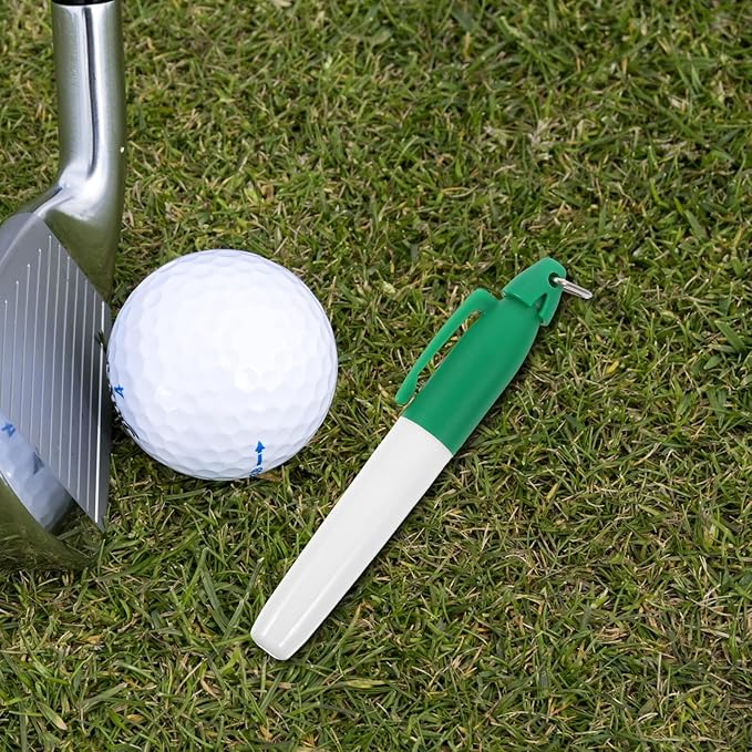 4pcs Golf Ball Line Marker Pens Portable Reusable Golf Alignment Tool Lightweight Plastic Marker for Precise Ball Identification and Versatile Line Marking Course