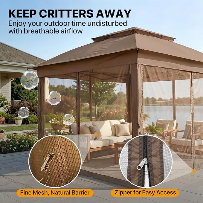 COOS BAY 11x11 Pop Up Gazebo - Image 6