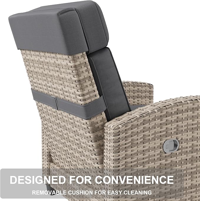 Outdoor Recliner Chair, Reclining Patio Chairs - Image 6
