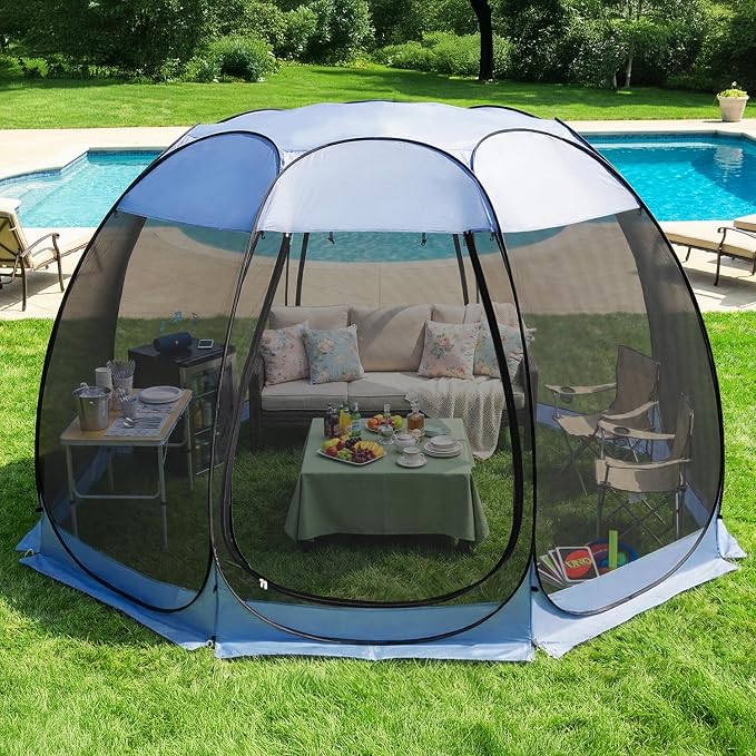 Alvantor Pop Up Screen House Tent, Instant Outdoor Gazebo by Alvantor
