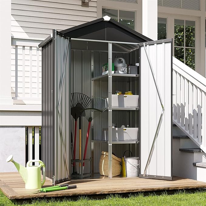Aoxun Vertical Outdoor Storage Cabinet 3.5’x2’ by Aoxun