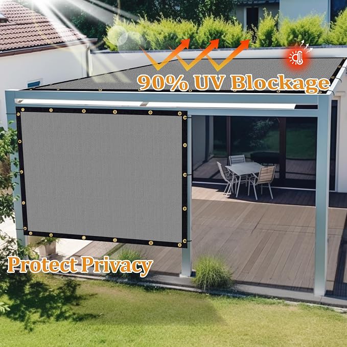 Shade&Beyond Customized Size 6' X 9' Shade Cloth - Image 5