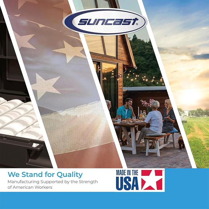 Suncast 22 Cu Ft, Vertical Storage Shed, Pad-Lockable Double Doors - Image 10