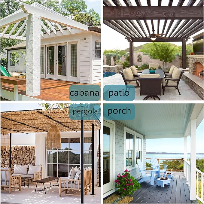 BONZER Outdoor Curtains for Patio Waterproof Thick Privacy Extra Wide | Grommet - Image 8