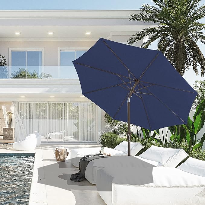 JEAREY 10 ft Outdoor Patio Umbrella w/Tilt and Crank - Image 4