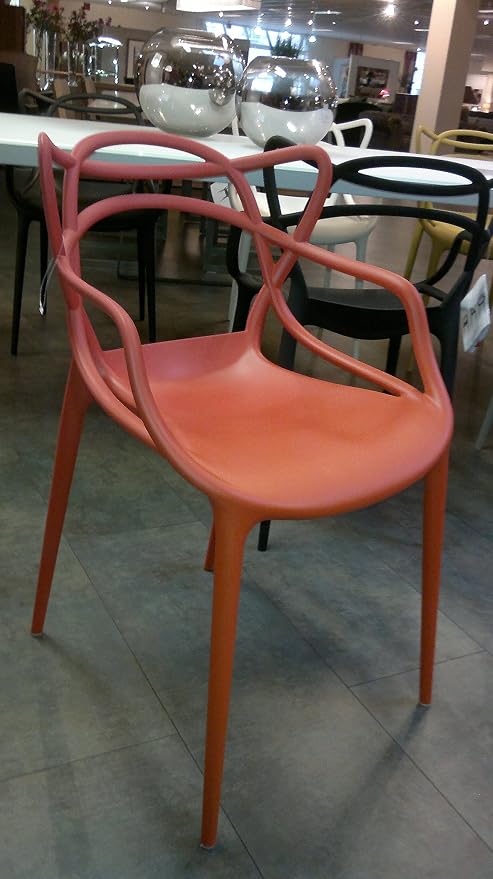 2xhome Modern Dining Chair | Stackable Indoor or Outdoor Entangled Side Chair | - Image 5