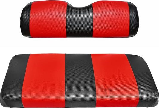 Club Car Post-2000 DS Golf Cart Front Replacement Seat Cover Set Made with Marine Grade Vinyl - Staple On Installation