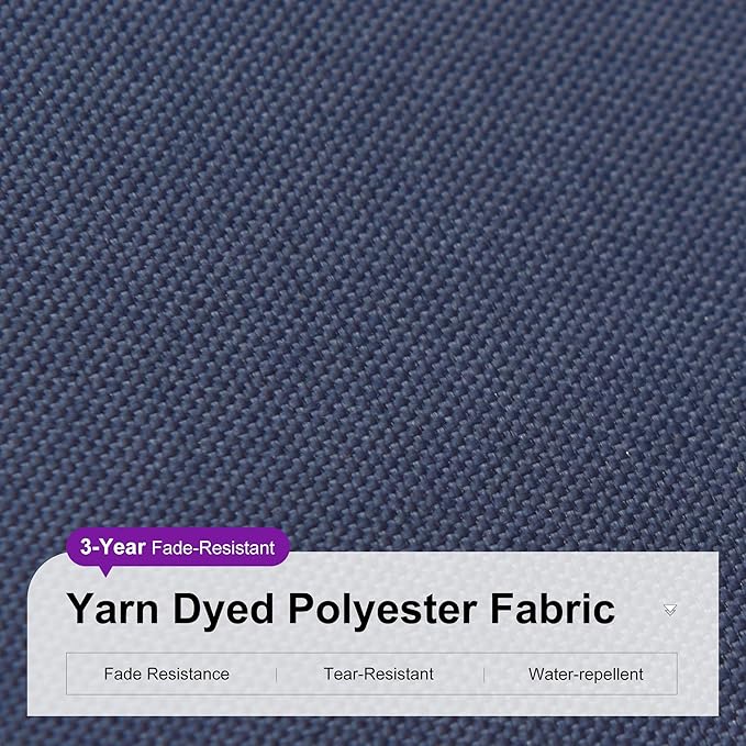 PURPLE LEAF Umbrella with Base & Cover 9' x 9' Custom Height Control Navy | - Image 7
