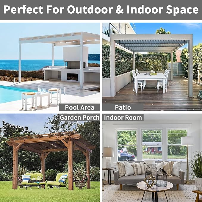 Easy-Going 100% Waterproof Outdoor Curtains 54x108 inch, Gazebo and Pergola 2 - Image 6