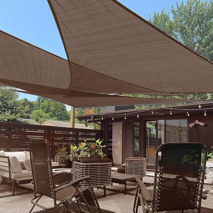 LOVE STORY Custom Size 12' x 24' x 26.8' Sun Shade Sail by LOVESTORY