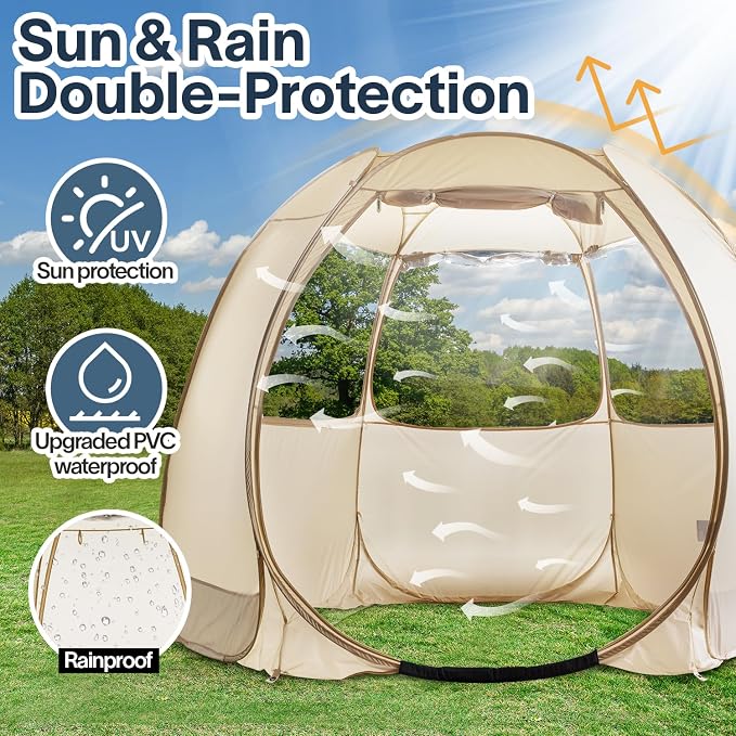 Alvantor Pop Up Screen House Tent, Instant Outdoor Gazebo - Image 5