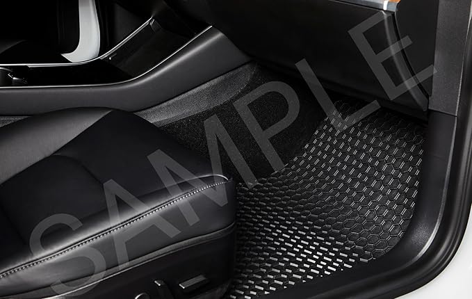 TOUGHPRO Floor Mats Accessories 1st + 2nd + 3rd Row for GMC Acadia 2nd Row Bench Seats All Weather Heavy Duty Black Rubber 2007 2008 2009 2010 2011 2012 2013 2014 2015 2016