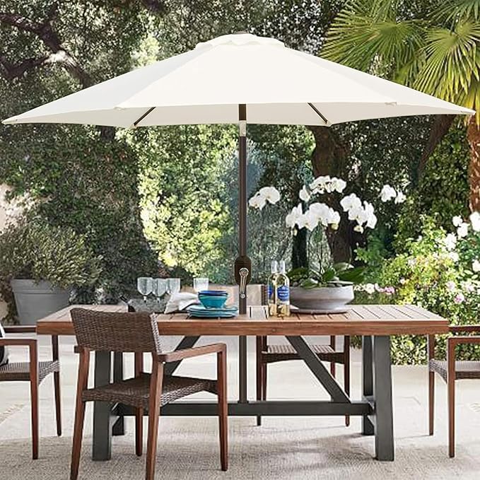 7.5 ft Patio Umbrella, Yard Umbrella, Outdoor Market Umbrella - Image 6