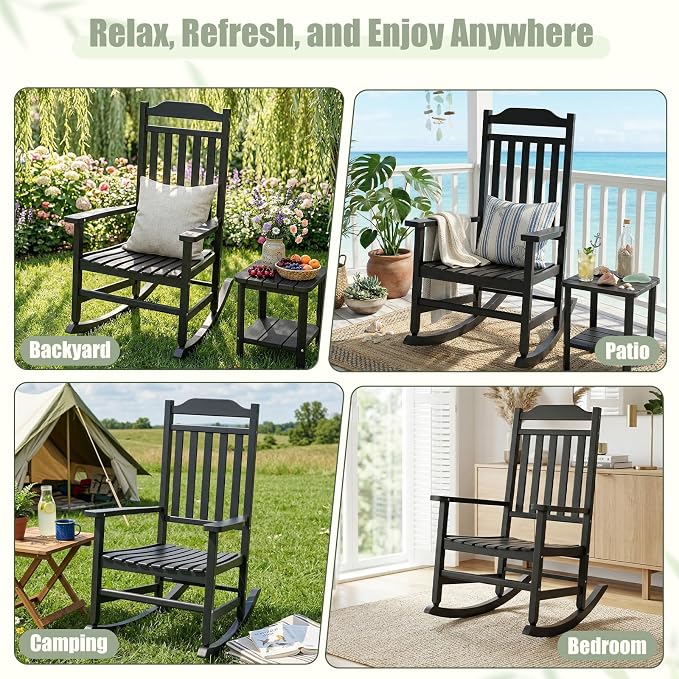 EFU Outdoor Rocking Chairs Set of 2 - Image 7