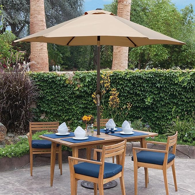 7.5 ft Patio Umbrella, Yard Umbrella, Outdoor Market Umbrella - Image 6