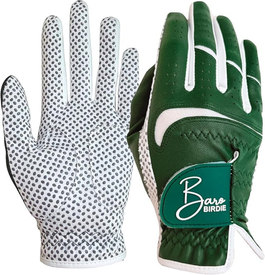 Golf Gloves Both Hands Women's 1 Pair Lightweight Non-Slip Silicone Extra Grip All Weather Girls Ladies Sports Tennis