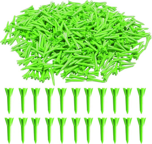 Golf Tees Plastic 1 1/2 inch Value 300 600 Pack, Upgrade More Unbreakable Bulk Stable Reduce Friction Side Spin Tee for Men Women Ladies