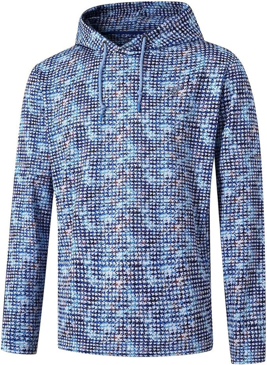 Hoodies for Men Golf Fleece Hooded Sweatshirts Dry Fit Athletic Lightweight Casual Midlayer Mens Hoodies Pullover