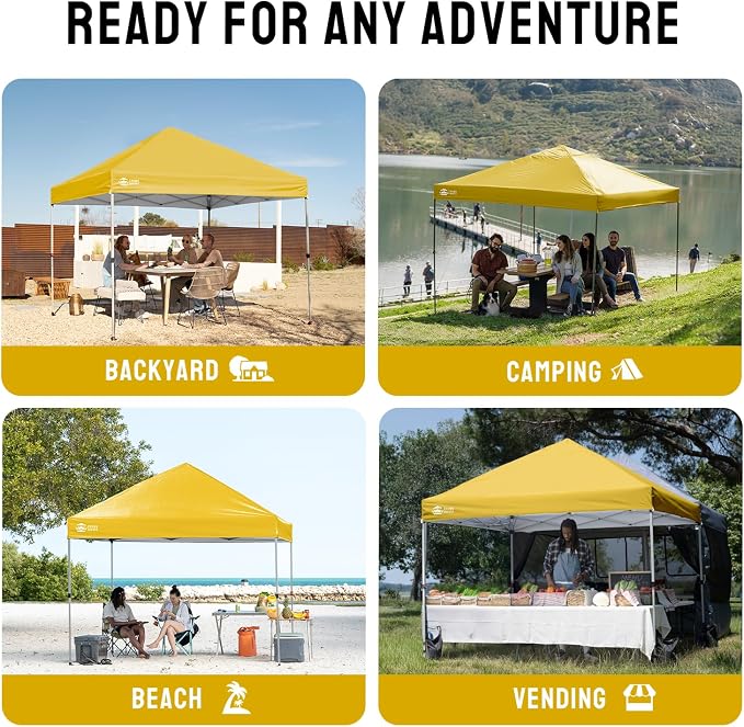 CROWN SHADES 8x8 Pop Up Canopy Tent - Image 4