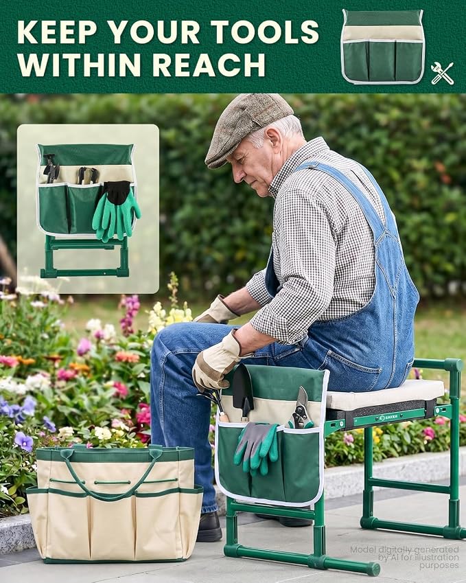 Saker 2026 Upgraded Garden Kneeler and Seat - Image 7