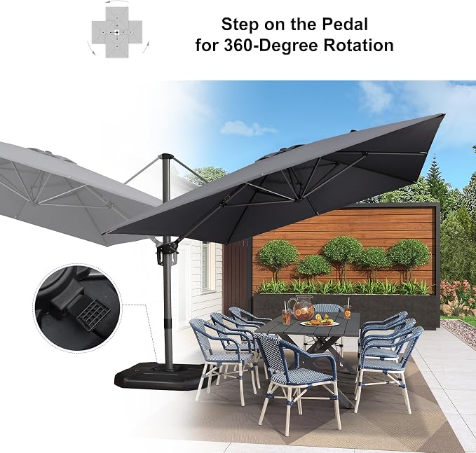 PURPLE LEAF Patio Umbrella - Image 5