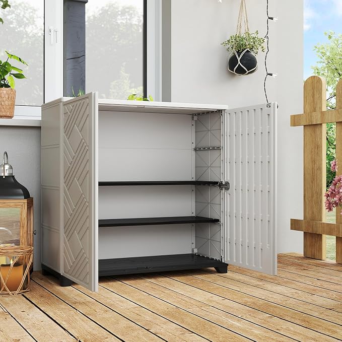 HOMSPARK Indoor/Outdoor Storage Cabinet - Image 6