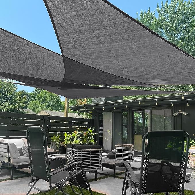 LOVE STORY Custom Size 6' x 10' x 11.7' Sun Shade Sail by LOVESTORY