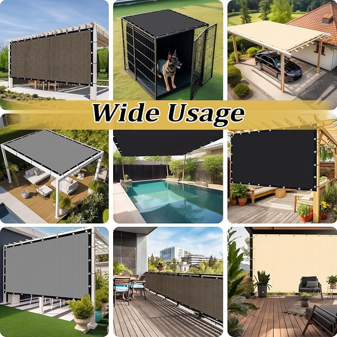Shade&Beyond Customized Size 90% Sun Shade Cloth - Image 6