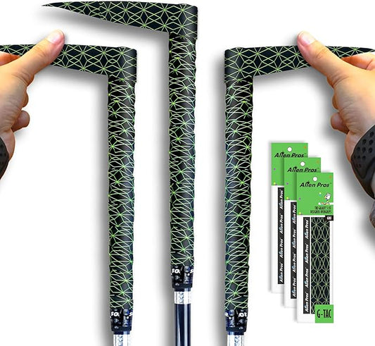 Alien Pros Golf Grip Wrapping Tapes - Innovative Golf Club Grip Solution - Enjoy a Fresh New Grip Feel in Less Than 1 Minute
