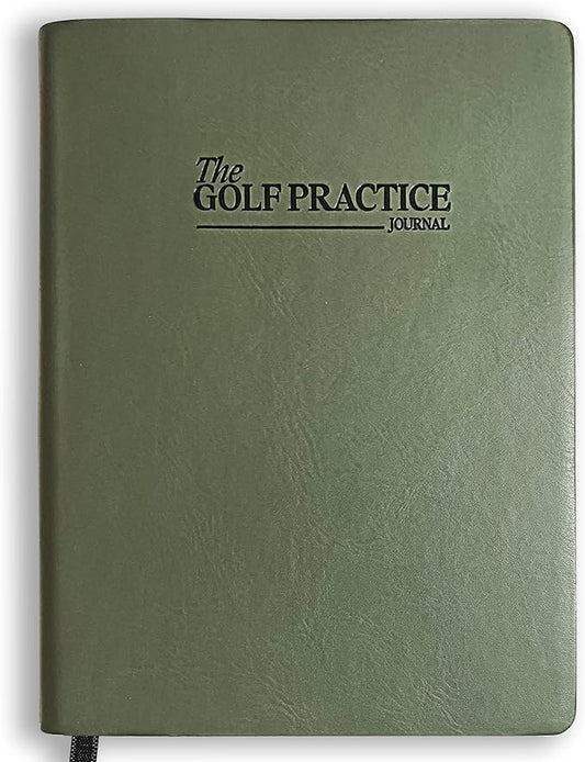 Maximize Your Practice, Track Progress, and Elevate Your Golf Game with Research-Backed Strategies, Stylish Leather Design, Track Club Yardages