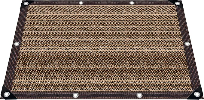 80% Garden Shade Cloth Sun Shade Fabric – UV Resistant Durable Sunblock Netting by Unknown
