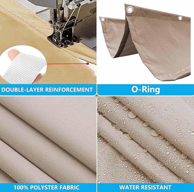 Retractable Waterproof Wave Awning Cover 6' x 14' - Image 3