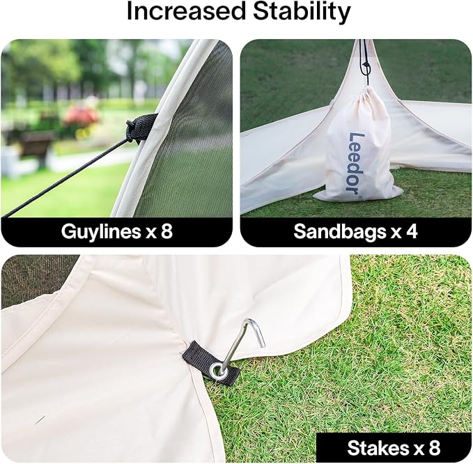 Alvantor Pop Up Screen House Tent, Instant Outdoor Gazebo - Image 6